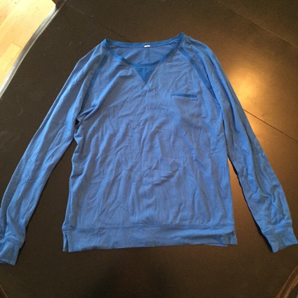 lululemon athletica Tops - 🍋 Lululemon soft lightweight blue long sleeve top